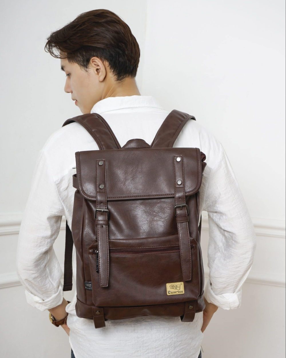 Balo da Three Box phong cach han quoc BL1353 4 scaled e1606750433225