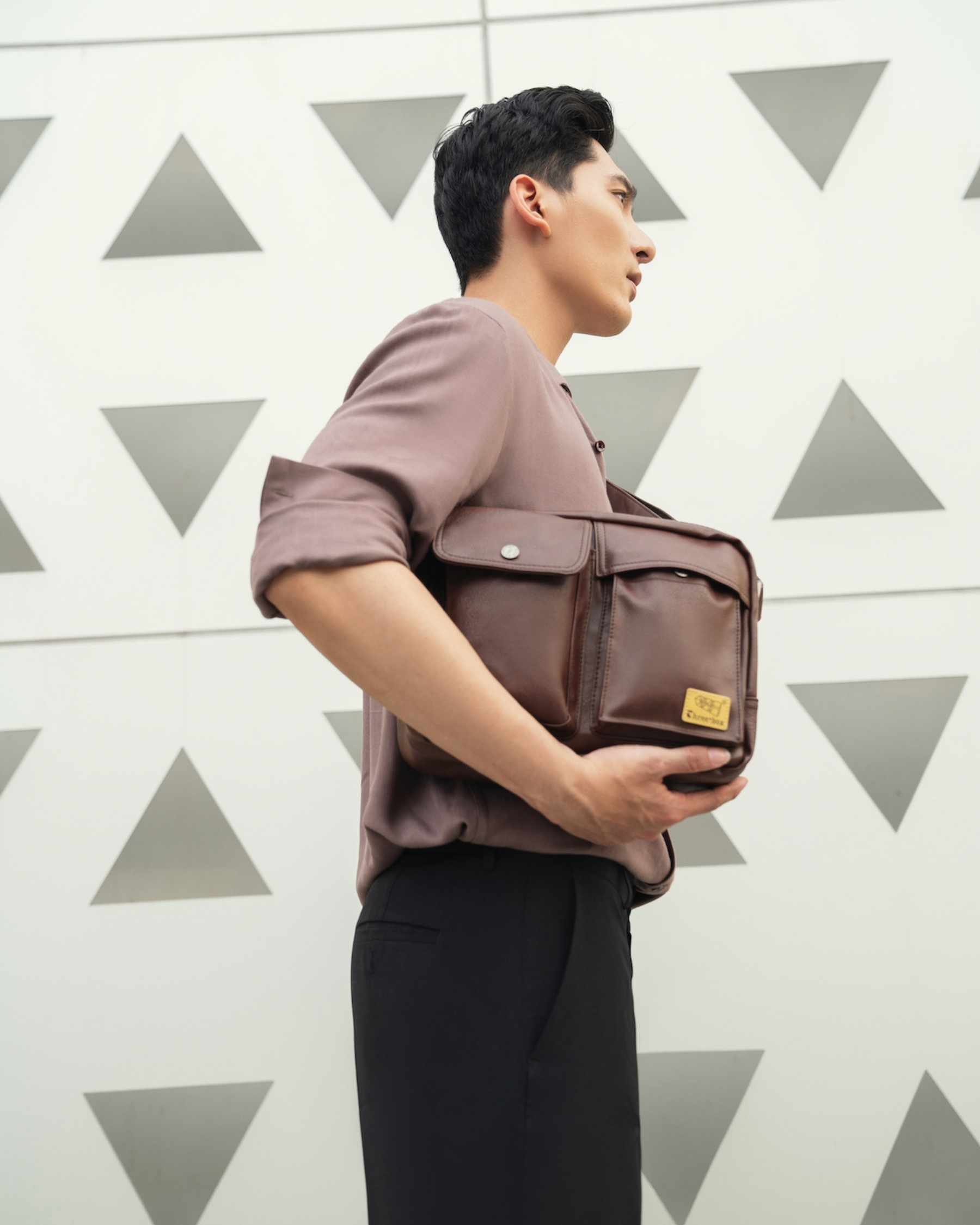 Túi đeo chéo Camelia Three-Box MS3551