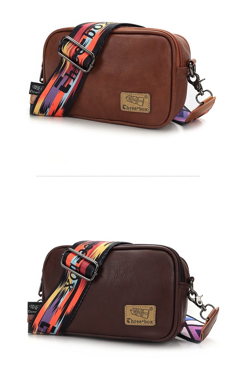 Túi deo chéo mini day tho cam Three Box 1
