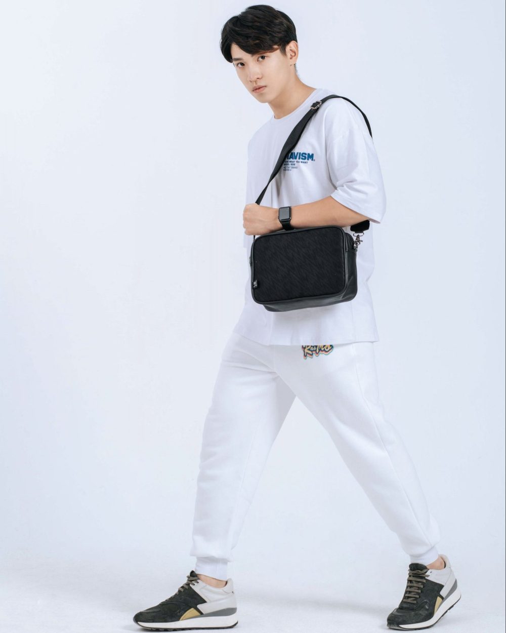 Alternative view of Túi đeo chéo Three-Box | MS6401-2