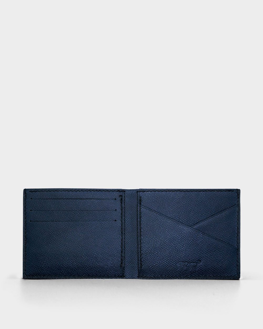 Alternative view of Ví bifold Dandy xanh navy - Da Epsom