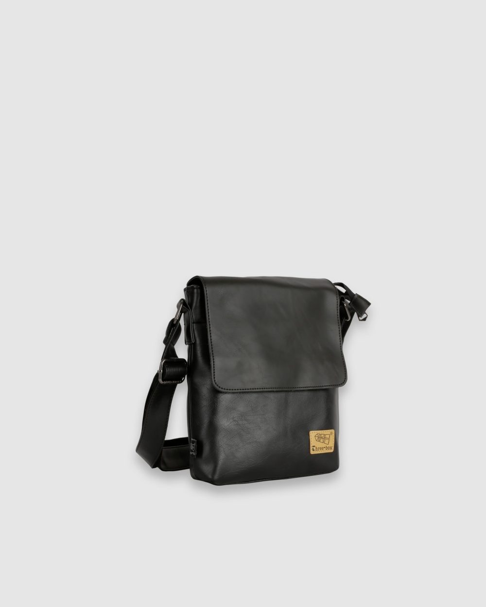 Alternative view of Túi da đeo chéo Three-Box chính hãng | MS3566