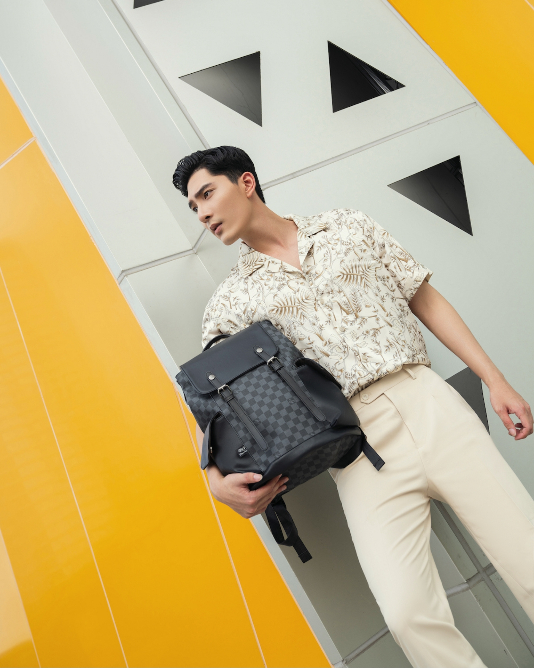Balo Damier Retro BL8053