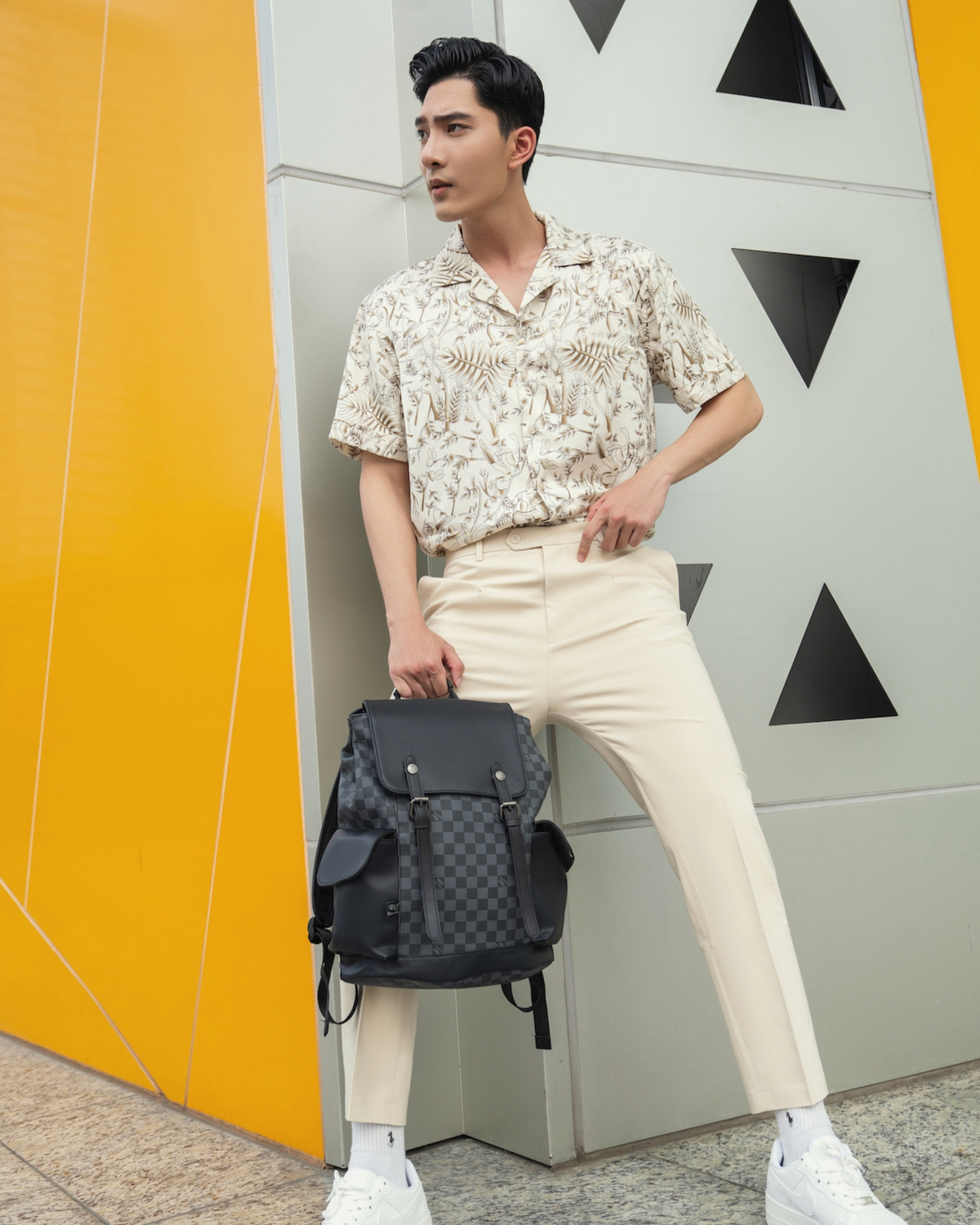 Balo Damier Retro BL8053